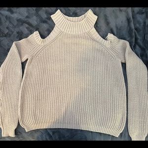 off the shoulder sweater